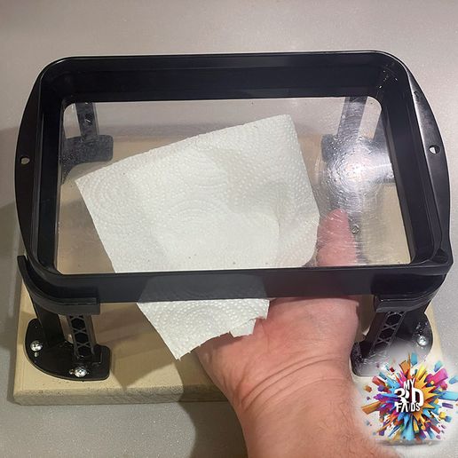 s3476.jpg Between prints vat holder for a resin printer