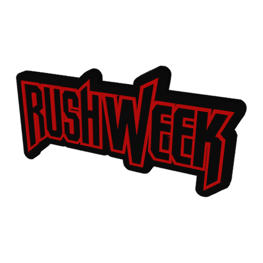 3D MULTICOLOR LOGO/SIGN - Rush Week