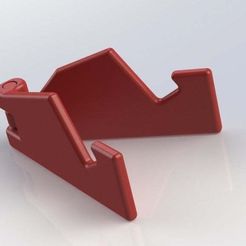 rendering.JPG STL-Datei Phone support kostenlos・Modell zum 3D-Drucken zum herunterladen