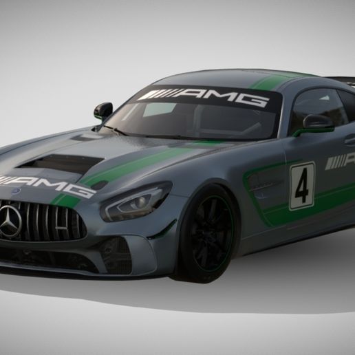 2018 Mercedes-AMG GT4 – Modello 3D gratuito STL