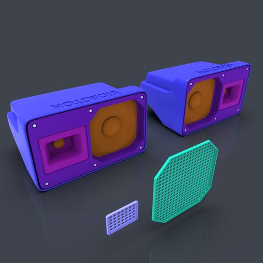 Car sound box 3D model