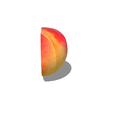 4.png HALF Apricote Apricote 3D Fruit FRUIT FOREST WOOD NATURE FRUIT Apricote