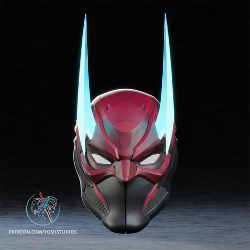 🪖 Daredevil 2099 Helmet 3D Printer STL file・ 3D File for 3D