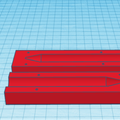 Crayon-Mold-with-bolts.png Fichier STL gratuit Moule à crayons・Modèle pour impression 3D à télécharger
