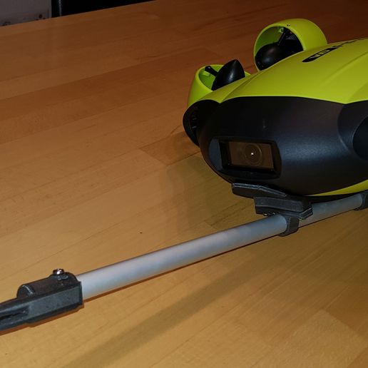 payloadholder19.jpg Fifish V6 V6s universal payload holder for tools, retrieval hook, gripper, net, clamp.