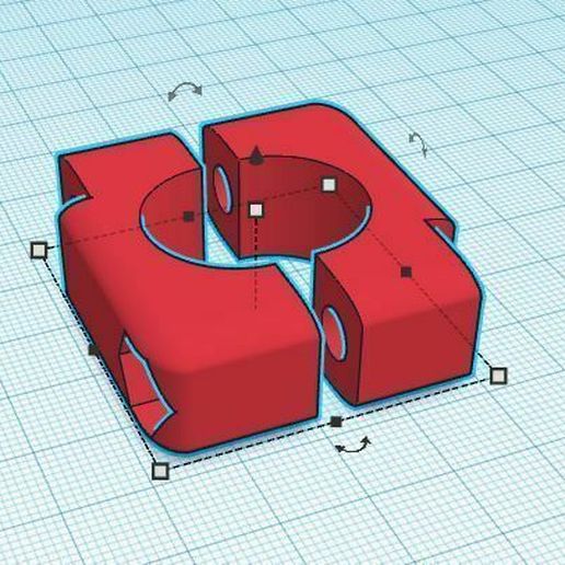 Free STL file Motorcycle handlebar clamp・Model to download and 3D print ...