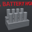 AABatteryHolder.png Wall Mounted AA Battery Holder