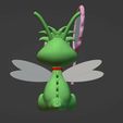 4.jpg MOSQUITO DRAGON - DRAGONFLY CRAZY LEGS CRANE 12CM FAN ART