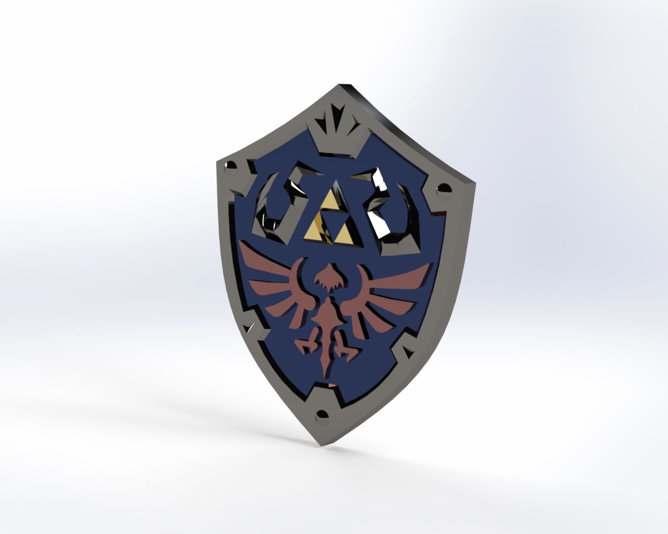 Download STL file Link's Shield • 3D printable template • Cults