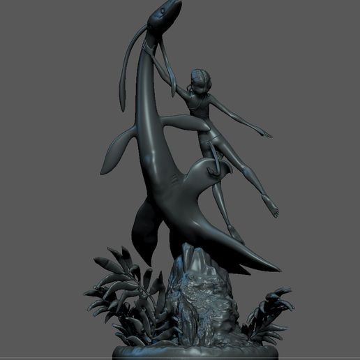 🚰 AVATAR KIRI WAY OF WATER STATUE 3D 3D PRINT・ STL File for ・Cults