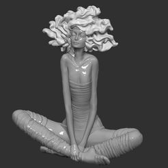 ZBrush-Document.jpg СТАТУЭТКА ВЕЛЬРИИ ХАДИДЫ