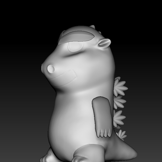 Godzilla Stl Kid 3D model