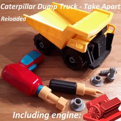 caterpillar_dump_truck2.jpg Fichier 3D Camion à benne - Démontage (RELOADED)・Design pour impression 3D à télécharger