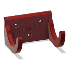Milwaukee-Blind-Rivet-Tool-wall-mount.png 3MF file Milwaukee Blind Rivet Tool wall mount・Model to download and 3D print