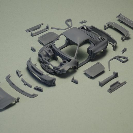 DSCF6691.jpg Nissan Skyline GTR34 tooned model kit