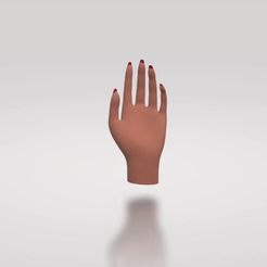 Hand 1.jpg Download free STL file Woman hand • 3D printer design, Nesh