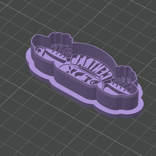 Retro Coffee Shop Cutter | STL for Cookies, Fondant & Baking Crafts