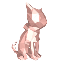 model.png Cat Low Poly  no.1