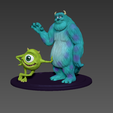 5.png James P. Sullivan sully y mike wazowski de monsters inc y monsters university pose divertida