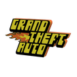 1.png 3D MULTICOLOR LOGO/SIGN - Grand Theft Auto (1992)