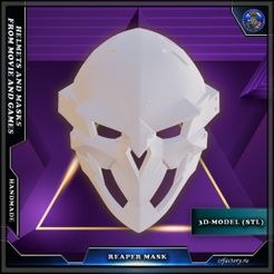 Overwatch-Reaper-Dracula-mask-000-CRFactory.jpg 3D file Reaper mask “Dracula” (Overwatch)・3D print model to download
