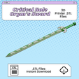 Orym-Sword.png Orym's Sword 3D Print File Inspired by Critical Role | STL for Cosplay