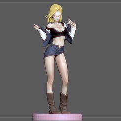 1.jpg ANDROID 18 SEXY VERSION DRAGONBALL ANIME CHARACTER android18