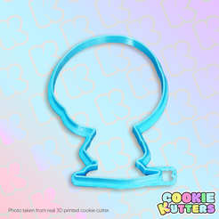 51_cutter.png BIG EYED ALIEN STANDING COOKIE CUTTER MOLD