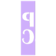 PC.stl STL-Datei Filament Box Etiketten (austauschbar)・3D-druckbares Design zum Herunterladen