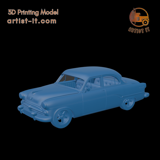 DODGE CORONET 1954  TWO DOORS 3D PRINT MODEL