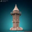 RPG_WatchTower01.jpg Archivo STL Torre de Vigilancia・Objeto de impresión 3D para descargar