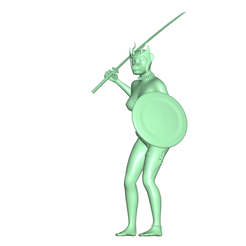 katana.png Fichier STL Warrior Reptilien & Katna・Modèle pour imprimante 3D à télécharger
