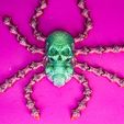 IMG_2499.jpg Archivo STL Rey araña articulado Halloween・Design para impresora 3D para descargar