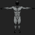 7.png Man Body Base Mesh | T-Pose