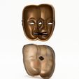 0013.jpg Japanese Dual Noh Mask toy