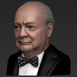 29.jpg Winston Churchill bust ready for full color 3D printing