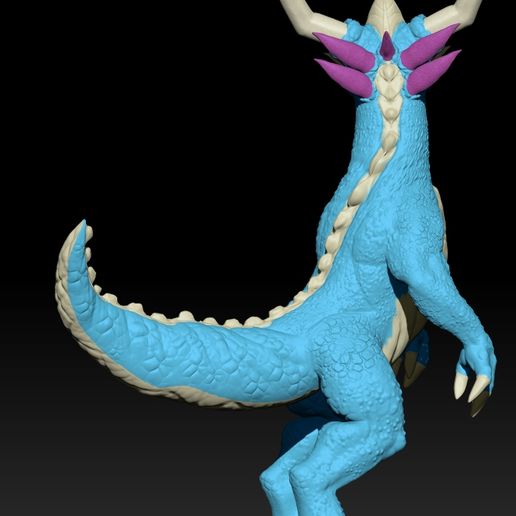 ZBrush_Posterior.jpg Dragon_Creature