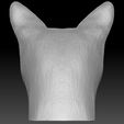 8.jpg Siamese Cat head for 3D printing