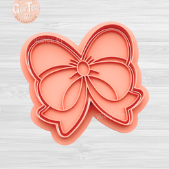 1.1455.png MOÑO COQUETTE Cutter with Stamp / Cookie Cutter