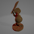 Aggressive Amazon Hoplite.png STL file Aggressive Amazon Hoplite・3D printer model to download