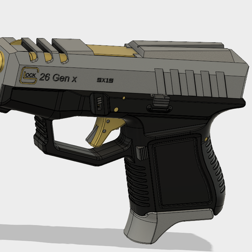 Glock 26 Gen x 3D model