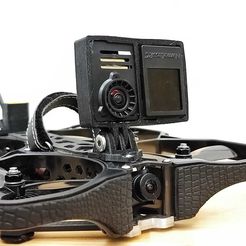 GoProNaked2.jpg Fichier STL GoPro 11 10 9 - naked namelessRC - Mounting Case - Upside Down - MovieQuads Edition・Modèle à télécharger et à imprimer en 3D