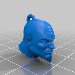KRATOS_HEAD_SIMPLE_KEYCHAIN.png LLAVERO CABEZA DE DIOS DE LA GUERRA KRATOS