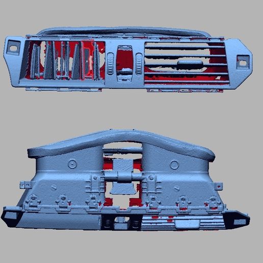 BMW E60 E61 Central Vent scan