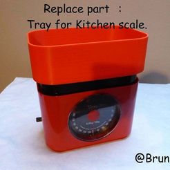 terraillon.JPG Download free STL file Tray for kitchen scale • Design to 3D print, brunoschaefer41