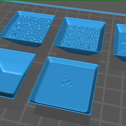 screenShot_Bowl_1.png STL file 1/6 Scale Square Bowls - Barbie Sized・3D printer model to download