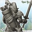 8.jpg Orc warrior in armor with swords (1) - Ork Green Horde Fantasy Beast Chaos Demon Ogre