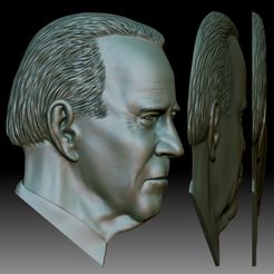 Biden 3D portrait Bas-relief for CNC router or 3D printer square.jpg Fichier 3D Portrait en relief pour routeur CNC ou imprimante 3D・Modèle à télécharger et à imprimer en 3D