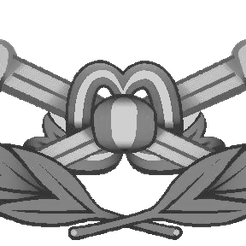 Gendarmeria_arg_emblem.png Archivo STL Logo Gendarmería Nacional Argentina・Objeto para impresora 3D para descargar