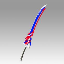 1.jpg Download OBJ file Genshin Impact Arataki Itto Redhorn Stonethresher Sword • 3D printable object, Dufe